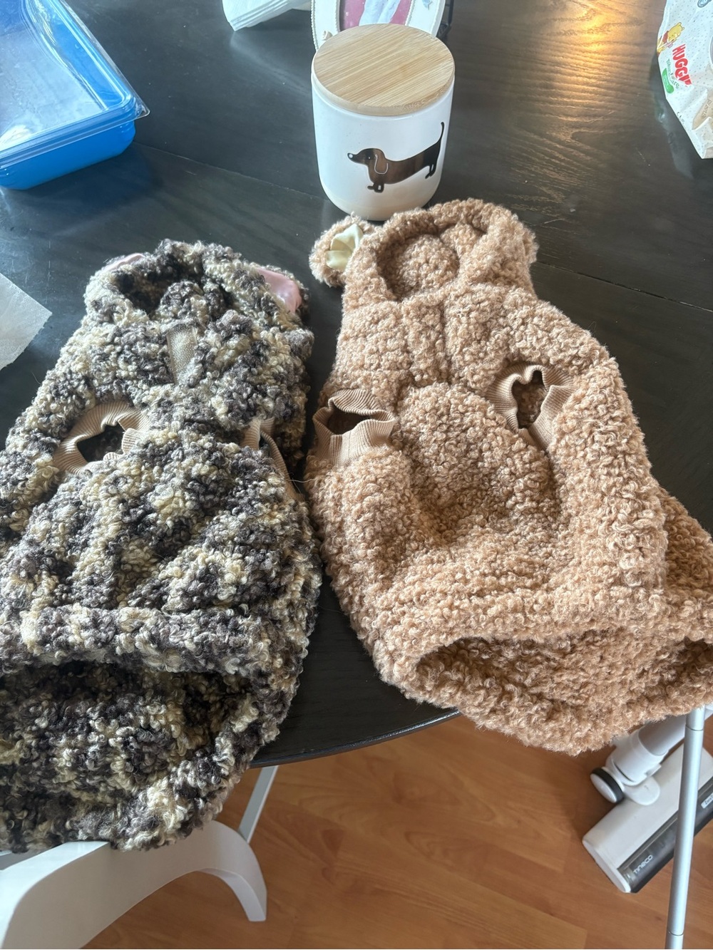Dogs Sherpa Hooded jackets